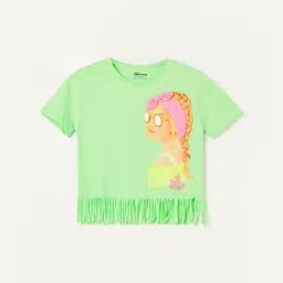fame forever by lifestyle Women Graphic Print T-Shirt with Short Sleeves-picture-24