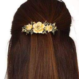 yellow chimes Floral Embossed Hair Clip-picture-10