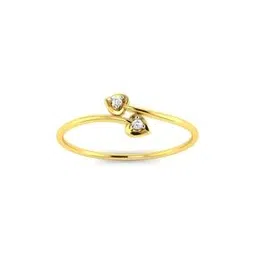 avsar Yellow Gold Swarovski Stone-Studded Swati Ring-picture-33