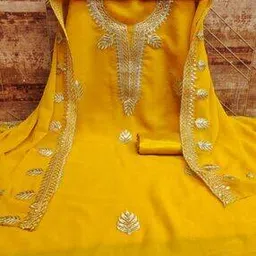 svaraa Women Embellished Unstitched Dress Material-picture-38