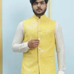 see designs Embellished Tailored Fit Nehru Jacket-picture-40