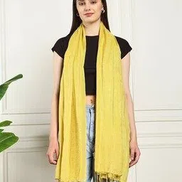 handicraft-palace Women Zari Viscose Rayon Tasseled Scarf-picture-44