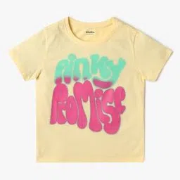yousta Girls Printed Crew-Neck T-Shirt-picture-16