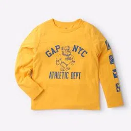 Typographic Print Round Neck Full Sleeves T-Shirt-image-73
