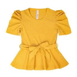 hunny bunny Relaxed Fit Puff Sleeves Top-picture-18
