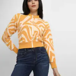 allen solly Women Zip-Front Sweatshirt-picture-25