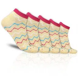 dollar Pack of 5 Printed Liners Socks-picture-22