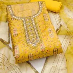 svaraa Women Embroidery Unstitched Dress Material  -picture-41