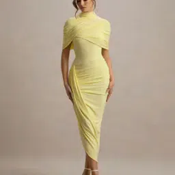 miakee Women Turtleneck Bodycon Dress-picture-16