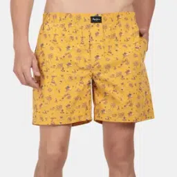 pepe jeans Men Floral Print Boxers with Insert Pockets-picture-11