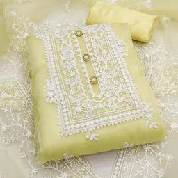 svaraa Women Embroidered Unstitched Dress Material-picture-33