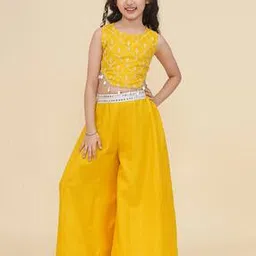 bitiya by bhama Girls Embroidery Kurta with Bottomwear-picture-48