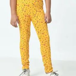 pixie n prince Girls Floral Print Leggings-picture-46