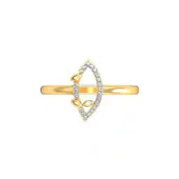 avsar Women Yellow Gold Diamond Jammu Ring-picture-31