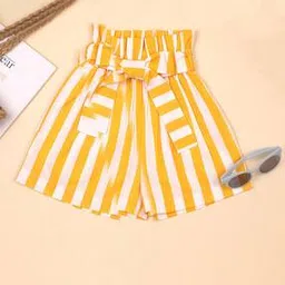 tweeny mini Striped Shorts with Drawstring Waist-picture-33