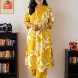 wedani Women Floral Print A-Line Kurta Set-picture-36