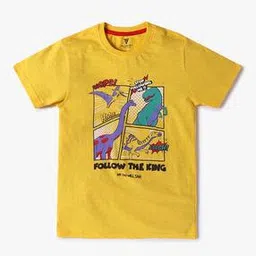kb teamspirit trends select Boys Graphic Print Regular Fit Round-Neck T-Shirt-picture-37