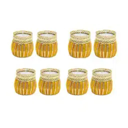v fashion jewellery Set of 8 Embellished Candle Holders-picture-11