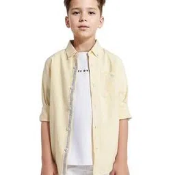 rare ones Boys Spread Collar Relaxed Fit Shirt-picture-10