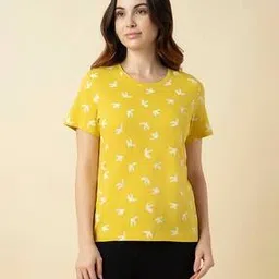 van heusen Women Printed Relaxed Fit Lounge Top-picture-22