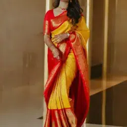 aldwych Banarasi Silk Kanjivaram Traditional Saree-picture-48