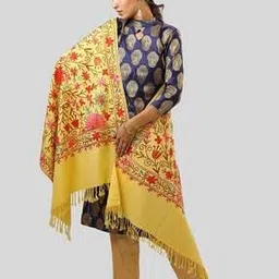 swi stylish Embroidery Stole-picture-18