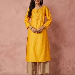 fabindia Women Embellished Kurta-picture-18