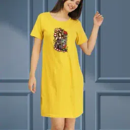 buythattrendz Women Graphic Print Nightshirt image 1