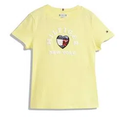 tommy hilfiger  Cotton Regular Fit Logo Round- Neck T-Shirt-picture-36