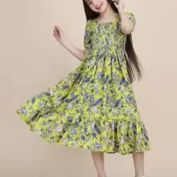 deklook Girl Floral Fit and Flare Dress-picture-13