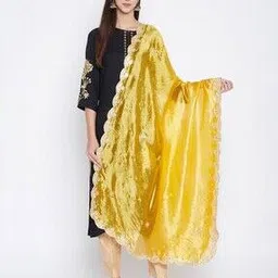 Embellished Woven Dupatta-image-21