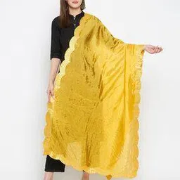 clora creation Embellished Woven Dupatta-picture-51
