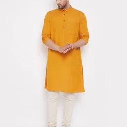 even Men Regular Fit Cotton Kurta with Patch Pocket-picture-40