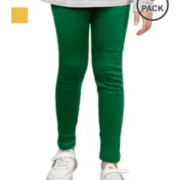 indiweaves Girls Pack of 2 Leggings with Elasticated Waist-picture-24