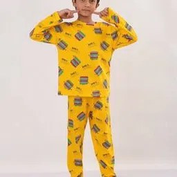 anthrilo Boys Printed Pants & T-Shirt Set-picture-41