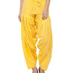 bitterlime Mid-Rise Patiala Pant with Tie-Up-picture-21