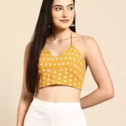 molcha Women Floral Print Back Open Blouse-picture-19