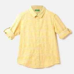 united colors of benetton Striped Spread Collar Shirt-picture-39
