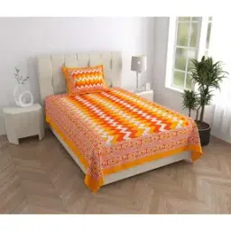 uniqchoice Cotton Bedsheet With Pillow Cover-picture-53