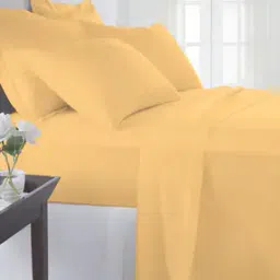 pizuna 400TC Cotton King Bedsheet With Pillow Covers-picture-34