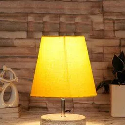 devansh Wooden Table Lamp with Shade-picture-19