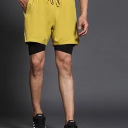 dida Men Regular Fit City Shorts with Elasticated Drawstring Waist-picture-34