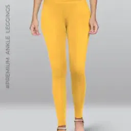 lyra Women Ankle-Length Leggings with Elasticated Waist-picture-22