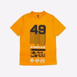 adidas kids Typographic Print Round-Neck T-shirt-picture-24