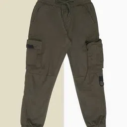 pantaloons junior Boys Flat-Front Cargo Pants with Drawstring Waist-picture-13