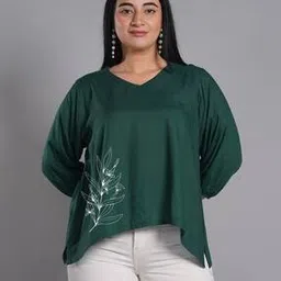 svaraa Women Floral Print Relaxed Fit Top-picture-10