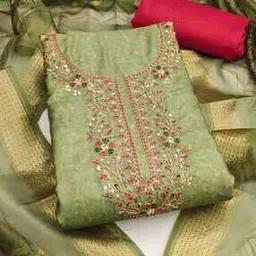svaraa Women Embellished Unstitched Dress Material-picture-43