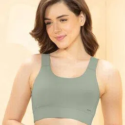 Non-Padded Seamless Sports Bra-image-0