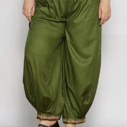 letsdressup Women Floral Print Salwar with Elasticated Waist  image 1