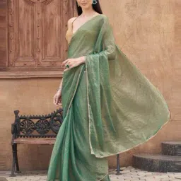 tikhi imli Women Embellished Pre-Stitched Saree image 1